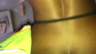 Ebony Stepmom Fucked at the Work Place