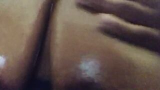 Big Oiled up Ebony Tits