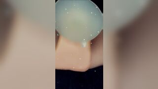 Fucking Huge Dildo w Squirt