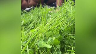 Outdoor Facesitting Squirt on his Face and Cum on Ass - 2 image