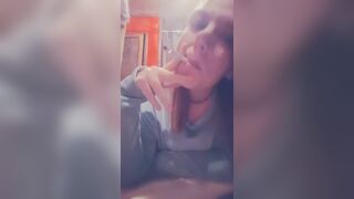 MILF Hiding for a Smoke