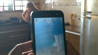 HORNY BOY FUCKED HIS STEPMOM IN THE KITCHEN