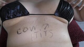 Big boobed wife turned into cum covered slut in RP gangbang