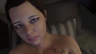 Mom on her Bed with the Dildo