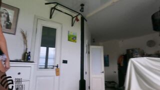 The Cleaning Lady Seduces the Landlord, Sucks his Dick, Fucks him from the Top