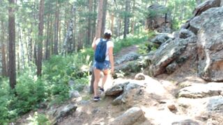 Sex Weekend with my Stepmom - Sweet Soles and Big Tits in the Wild - VLOG # 1