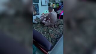 Neighbor Split my PUSSY !!