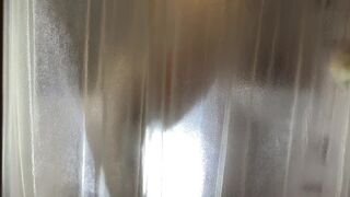 Step Aunt JOI in Shower Jack off Spying on best Legs Feet Tits