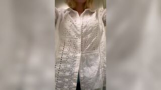 Girl Pissing and Playing in the Night Club Toilet