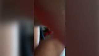 SEXY MILF GETS CAUGHT PLAYING WITH HER PUSSY!!