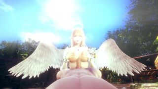 ANGEL'S BIG TITS RUB AGAINST MY COCK | 3D Hentai