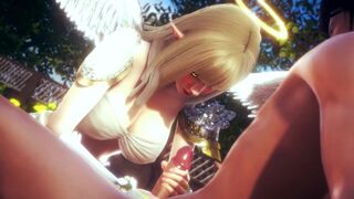 ANGEL'S BIG TITS RUB AGAINST MY COCK | 3D Hentai