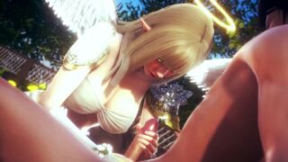 ANGEL'S BIG TITS RUB AGAINST MY COCK | 3D Hentai
