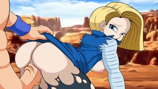 HENTAI DRAGON BALL | GOKU FUCKS CUTE ANDROID 18