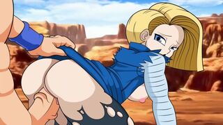HENTAI DRAGON BALL | GOKU FUCKS CUTE ANDROID 18