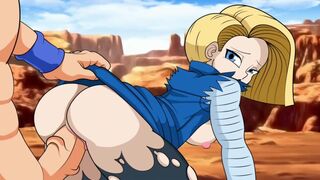 HENTAI DRAGON BALL | GOKU FUCKS CUTE ANDROID 18