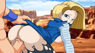 HENTAI DRAGON BALL | GOKU FUCKS CUTE ANDROID 18