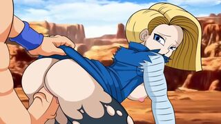 HENTAI DRAGON BALL | GOKU FUCKS CUTE ANDROID 18