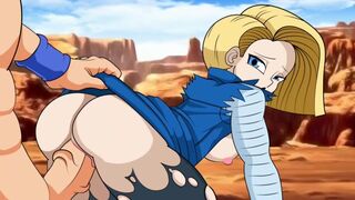 HENTAI DRAGON BALL | GOKU FUCKS CUTE ANDROID 18