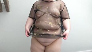 Stars and Moon Lingerie and Vibrating Wand to Cum