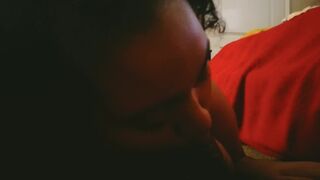 BBW Mixed Ebony Girl Giving Head