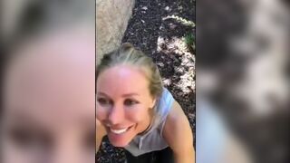 RISKY FUCK IN MY NEIGHBORS BACKYARD WITH MY EX