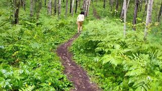 Step Sister Teases me with Big Ass and Strips in the Wild Forest - VLOG # 7