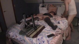 HAZED SORORITY SISTER GETS RESTRAINED MEETS THE FUCK MACHINE