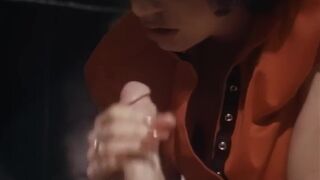 Fireside fuck with busty Bridgette Monet, upscaled to 4K