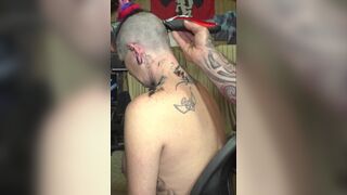 Chassidy Lynn - Head Shave with Big Tits out