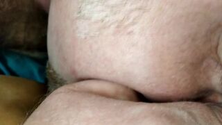 My Finger is in her Anus, my Dick is in her Throat! Hot POV Fucksession from Mature Russian Couple!