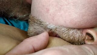 My Finger is in her Anus, my Dick is in her Throat! Hot POV Fucksession from Mature Russian Couple!