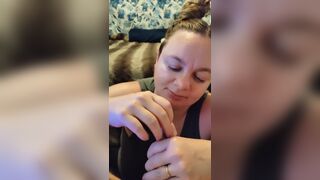 I Surprised Daddy with a Blow Job. do you like my Bunny Ears?