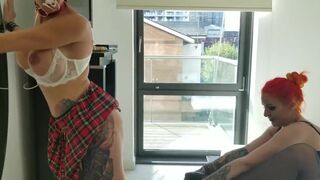 Alexxa Vice Reprimands Tanya Virago for Sexual Misconduct and Fucks her with a Strapon then