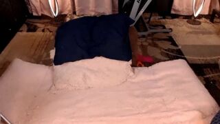 Busty pale MILF Samantha Jaymz plays with creamy pussy