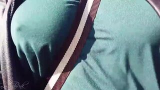 Boobwalk, Blue Shirt with Strap