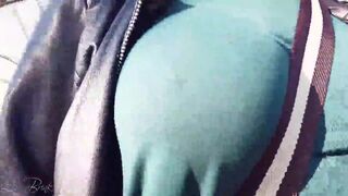 Boobwalk, Blue Shirt with Strap