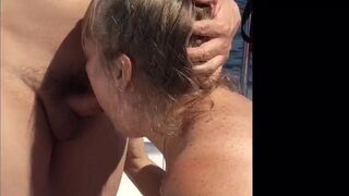 Giving head on the high seas