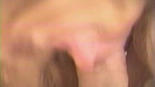Busty mature sucks big cock POV - 9 image