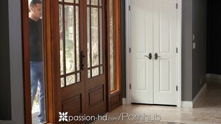 PASSION-HD Cum Tasting Expert Busty Brunette Charlotte Cross Fucked