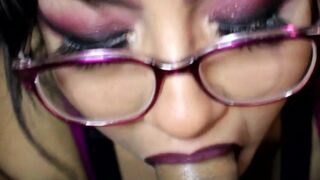 Big Tits Juicy Lips Girl with Glasses