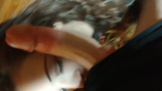 Stupid MILF Whore Sucks Step Dad's Meatsicle