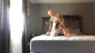 $AVAGE~Step Daughter Takes Daddies Cock while Mom is gone