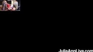 Busty Cougar Cunnilingus! Julia Ann & Blonde Bombshell Vicky Vette Orgasm!