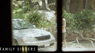 Family Sinners - Hot Blonde Step Mom Gets Her Big Tits & Pussy Fucked