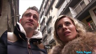 Public Agent hot beautiful Wife Plays With A photography While Her Husbby