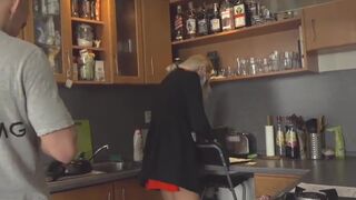 Horny Guy Seductes Blonde Executor - 2 image