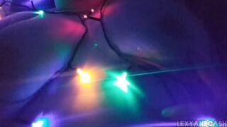 LexyAndCash Fucking in Christmas Lights Part 1