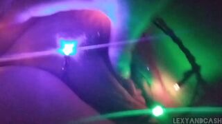 LexyAndCash Fucking in Christmas Lights Part 1