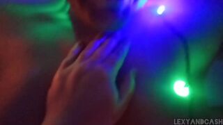 LexyAndCash Fucking in Christmas Lights Part 2 - 5 image